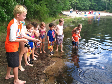 fishing at Fearing Pond