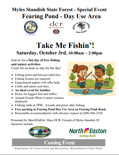 Friends Family Fishing event October 3rd